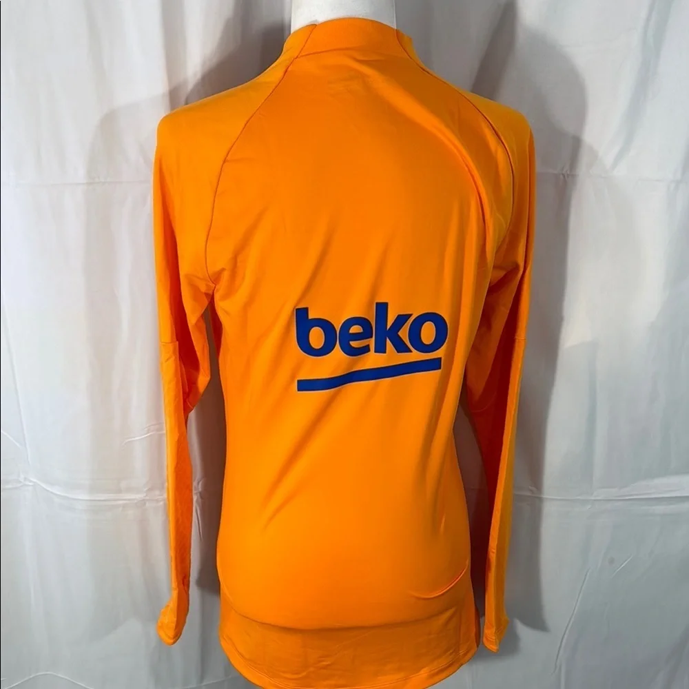 Nike Women’s FC Barcelona Orange Long Sleeve Jersey S NWT